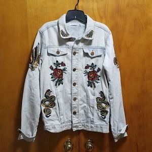 Rare Embroidered Jean Jacket